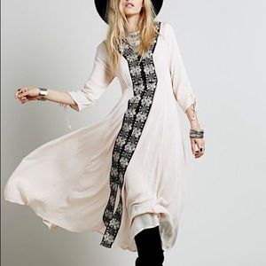 Free People embroidered maxi dress